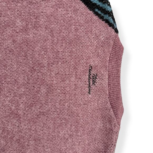 Nike SB Skateboarding Plum Dust Light Orewood Knit Sweater Vest Unisex Size L - Picture 8 of 8